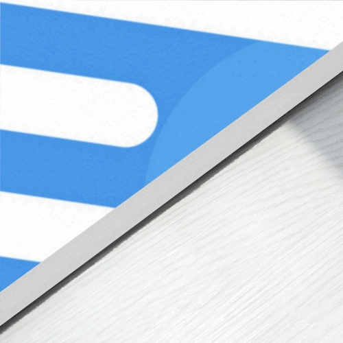 Customized Full-Sized Entryway Mat with White Border - Personalized Design