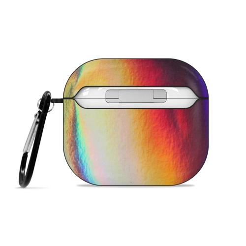 Vibrant Protective Case for AirPods 3 with Sleek Black Trim - Durable Hardshell with Eye-Catching Design for Wireless Earbuds