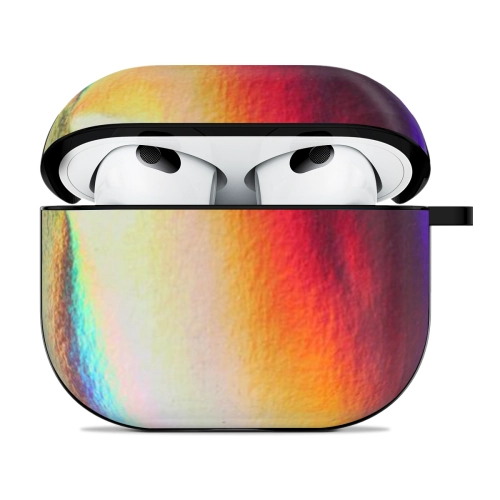 Vibrant Protective Case for AirPods 3 with Sleek Black Trim - Durable Hardshell with Eye-Catching Design for Wireless Earbuds