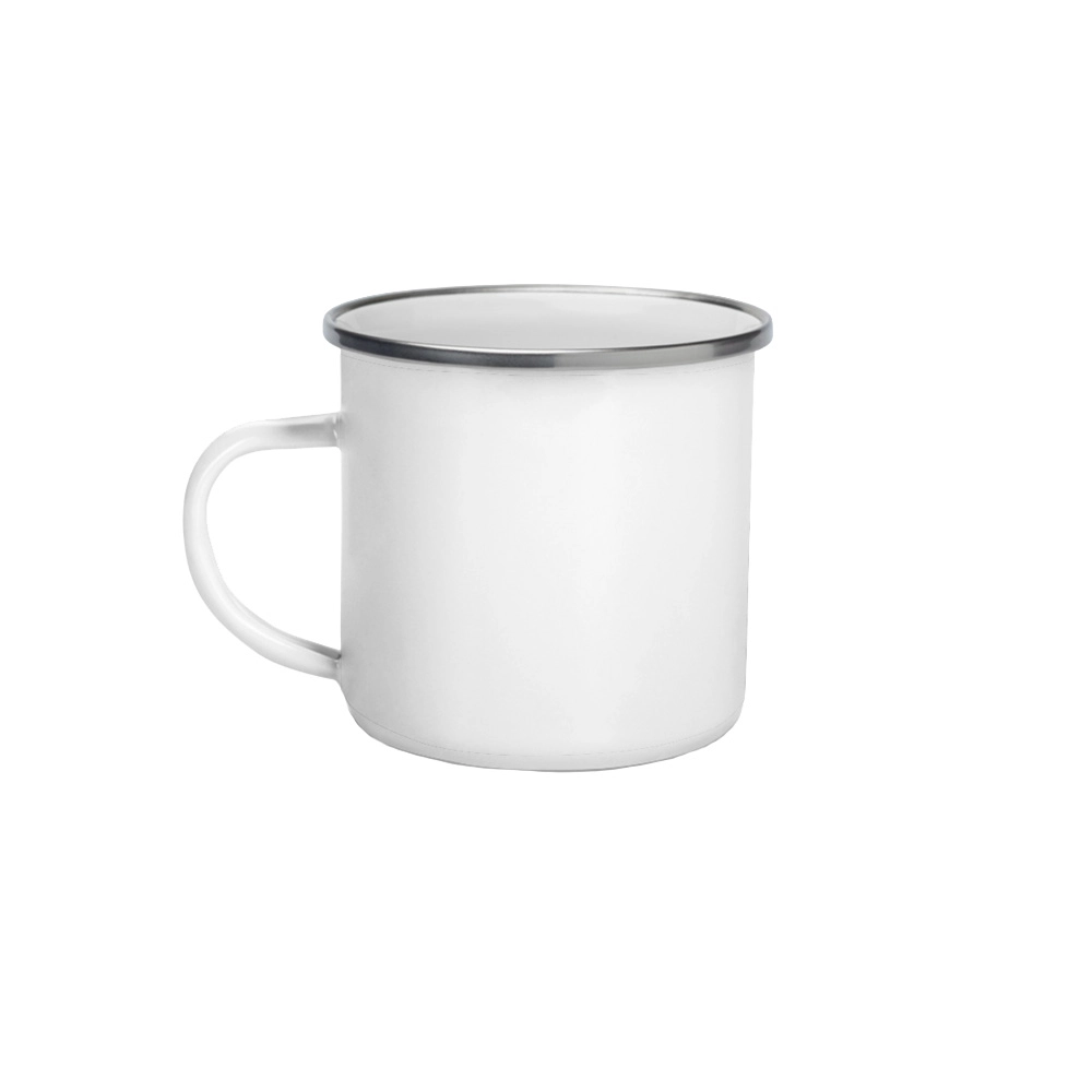 Custom Enamel Mug - Personalized Retro-Style Campfire Cup for Coffee / Tea