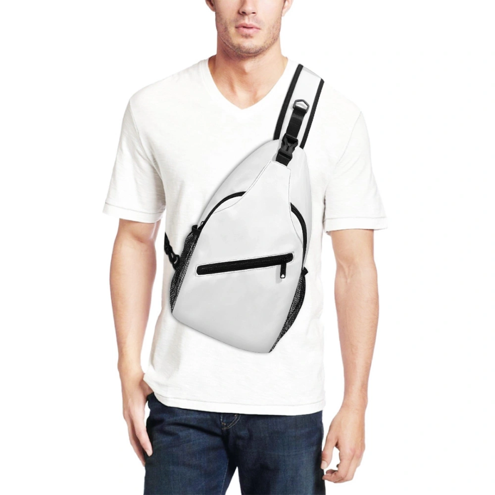 Sleek Men's Casual Crossbody Sling Bag with Unique Modern Design