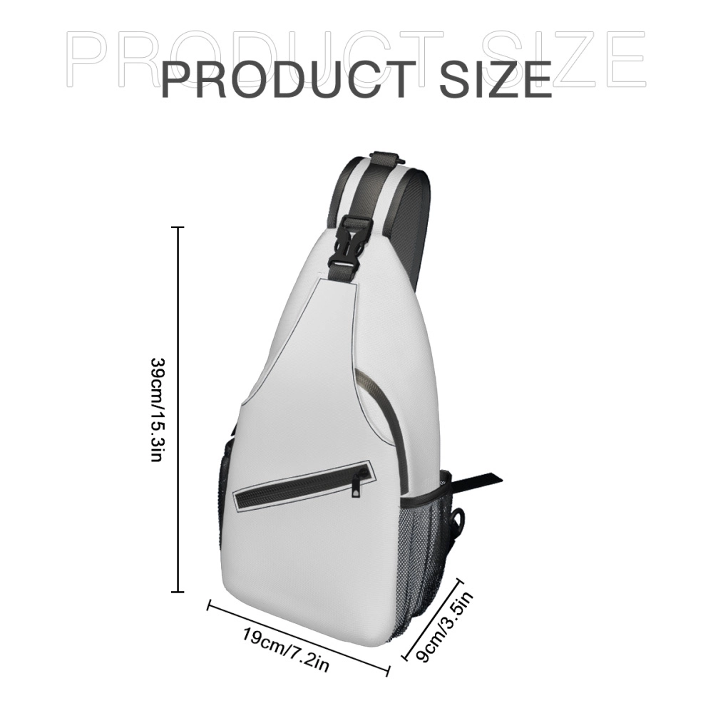 Sleek Men's Casual Crossbody Sling Bag with Unique Modern Design