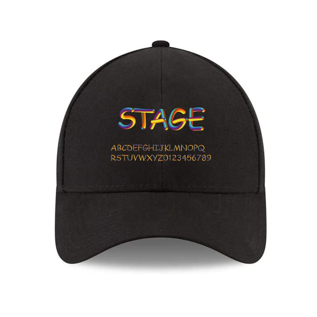 Customizable Black Baseball Cap – Personalized Design Flexibility for a Unique Style