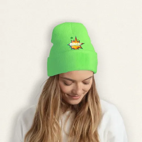 Stylish Unisex Knitted Beanie for Personalized Fashion – Comfortable and Trendy Headwear for All Seasons