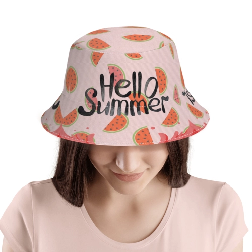 Stylish Unisex Cotton Bucket Hat - Classic White, Lightweight / Customizable Design for Personal Expression