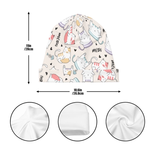 Customizable Full-Coverage Slouch Beanie Hat for Adults - Unique Personalized Design, Stylish Comfort