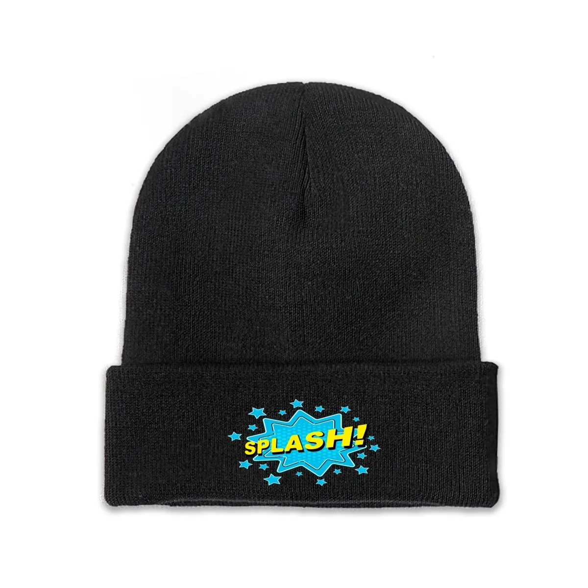 Customizable Knit Beanie with Personalized Patch – Trendy and Comfortable Winter Hat for Style-Conscious Shoppers