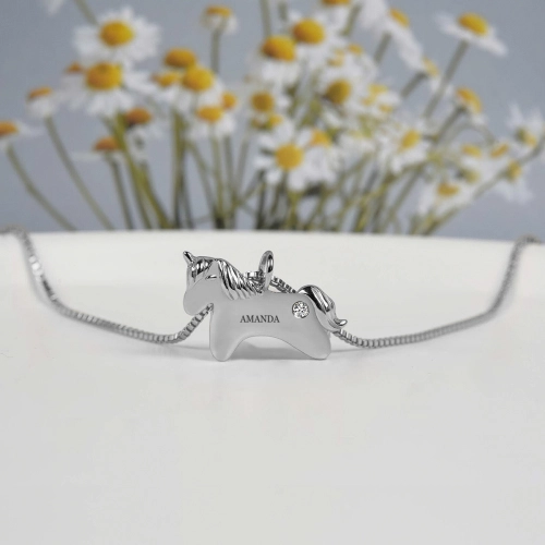Custom Engraved Heart Pendant Necklace – Dual-Sided, Personalized Jewelry for Timeless Elegance