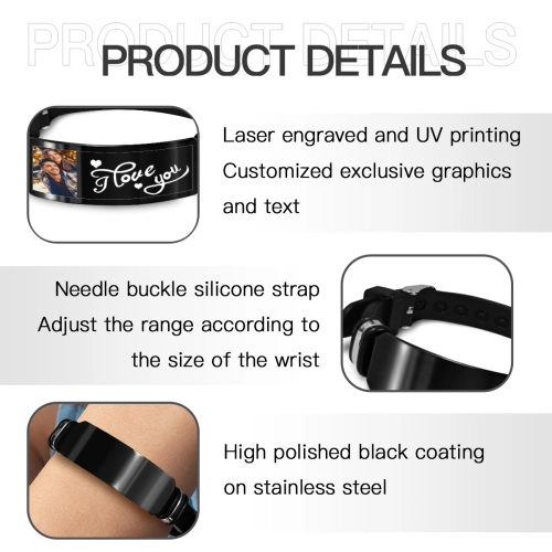Hip Hop Guitar Pendant Necklace for Men – Stainless Steel, Trendy Street Style with Pearl Chain