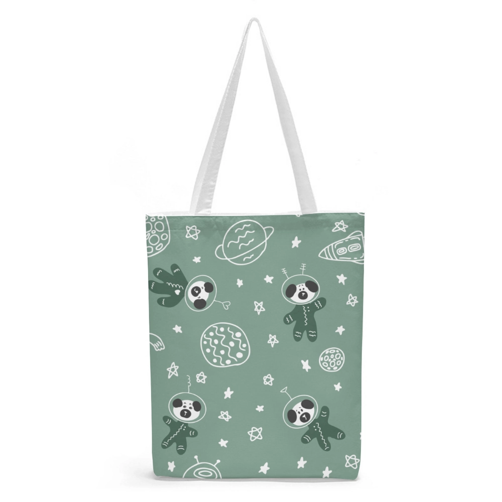 Customizable Canvas Tote Bag - Dual-Sided Unique Designs, Eco-Friendly, Versatile Sizes for Everyday Use