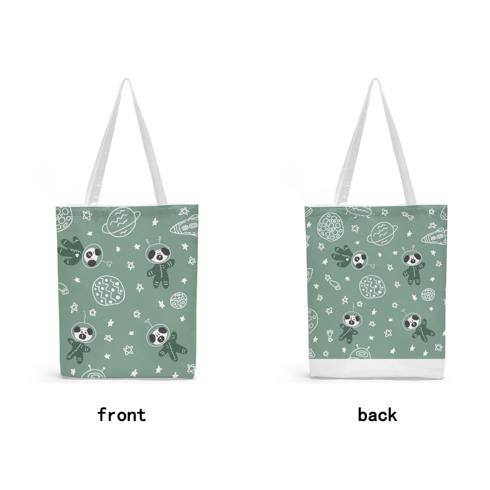 Customizable Canvas Tote Bag - Dual-Sided Unique Designs, Eco-Friendly, Versatile Sizes for Everyday Use