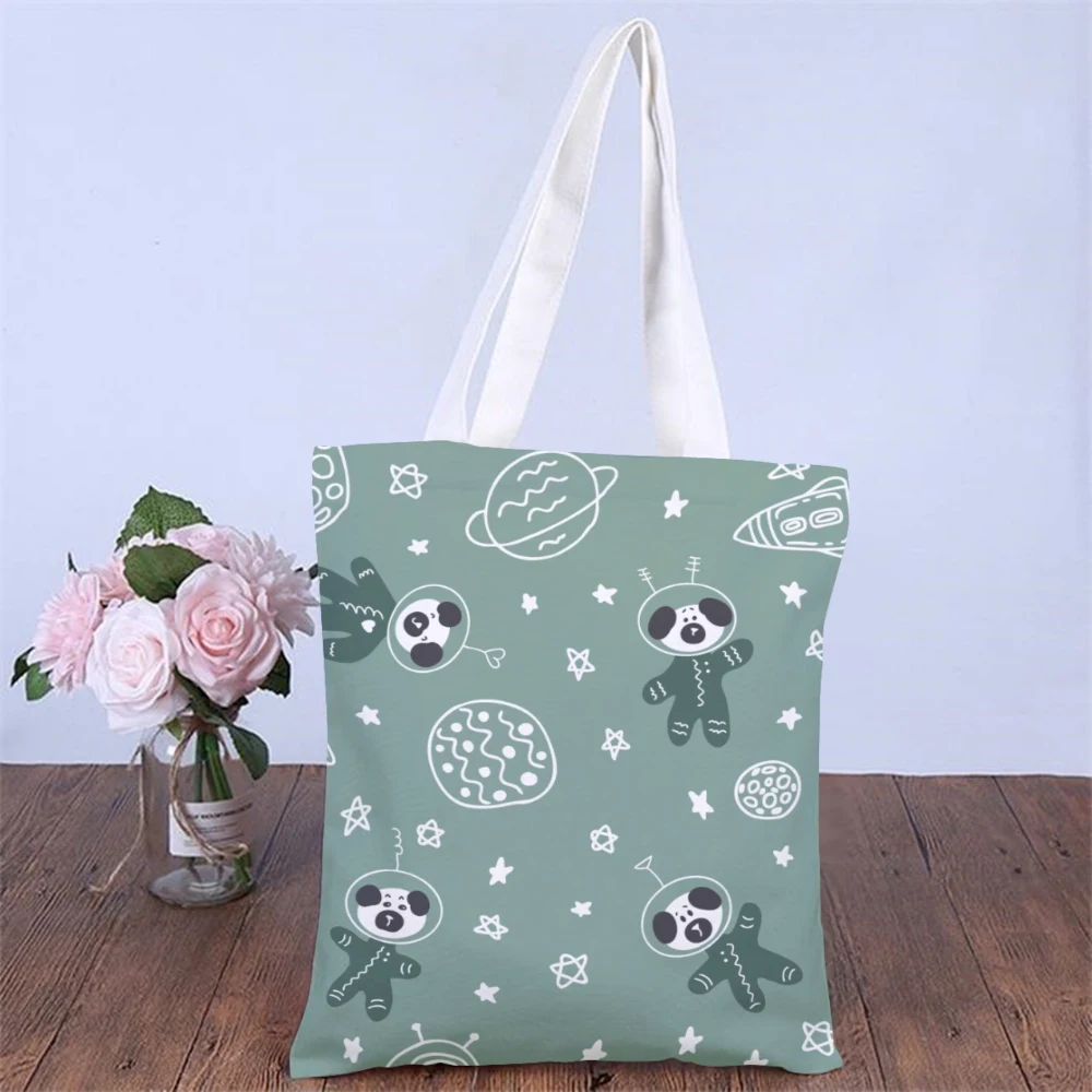 Customizable Canvas Tote Bag - Dual-Sided Unique Designs, Eco-Friendly, Versatile Sizes for Everyday Use