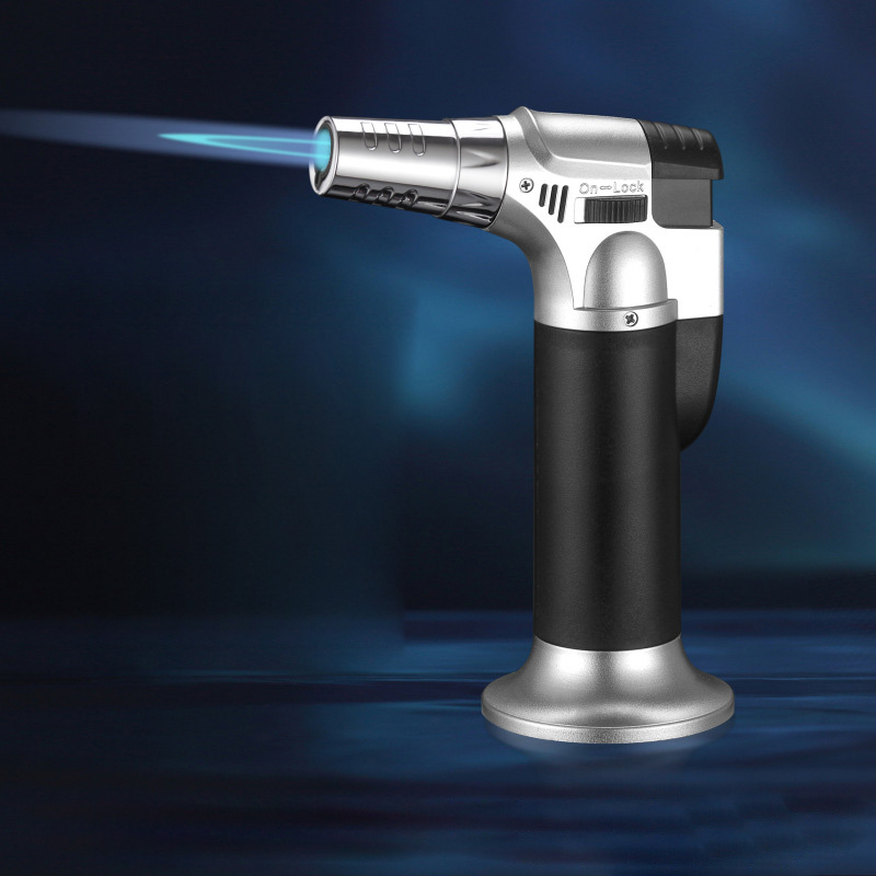Portable Butane Torch Lighter - Windproof Cigar, BBQ, and Outdoor Ignition Tool